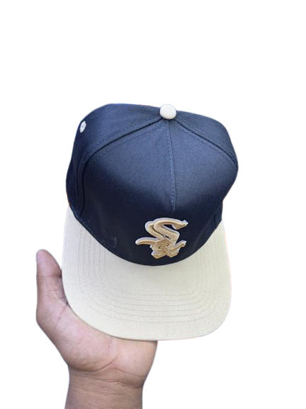 Chicago White Sox Sox Snapback Cap – Black & Cream
